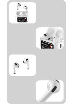 Ekranlı airpods 3.nesil ANC ENC modlu mikrofonlu dokunmatik kulak içi bluetooth kulaklık t12 - B3H