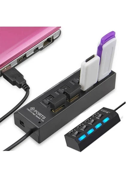 موزع USB 4 منافذ