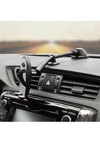 Dirsek destekli uzun yaylı kollu vantuzlu torpido ve cama takılabilir vakumlu 360 derece ayarlanabilir araç içi telefon tutucu - R2M - KolayMagza