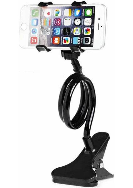 Plastik Akrobat 360 derece makaslı esnek telefon tutucu - N1D - KolayMagza