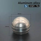 Dekompresyon jiroskop topu – 1.77 inç spiral oluklu dönen ofis stresi azaltıcı - G3E - KolayMagza