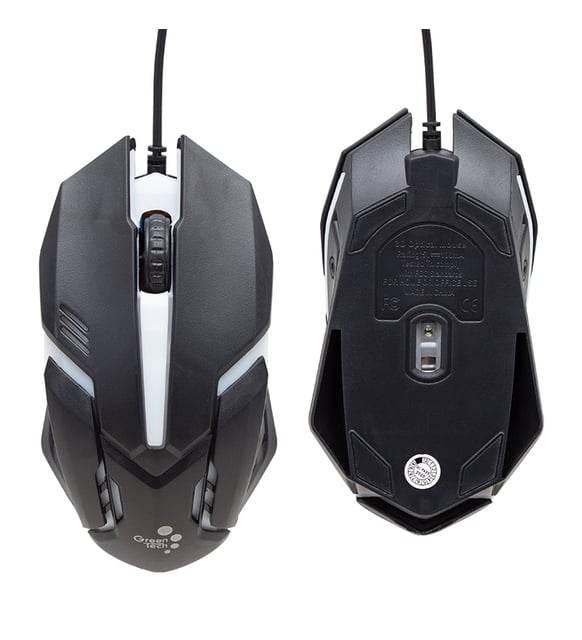 ماوس ألعاب سلكي بمدخل USB وإضاءة RGB x1