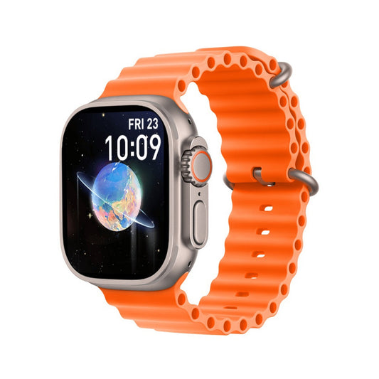 Gs ultra8 49mm 2,02inç çift kilitli kordonlu ios android uyumlu akıllı saat - A3İ