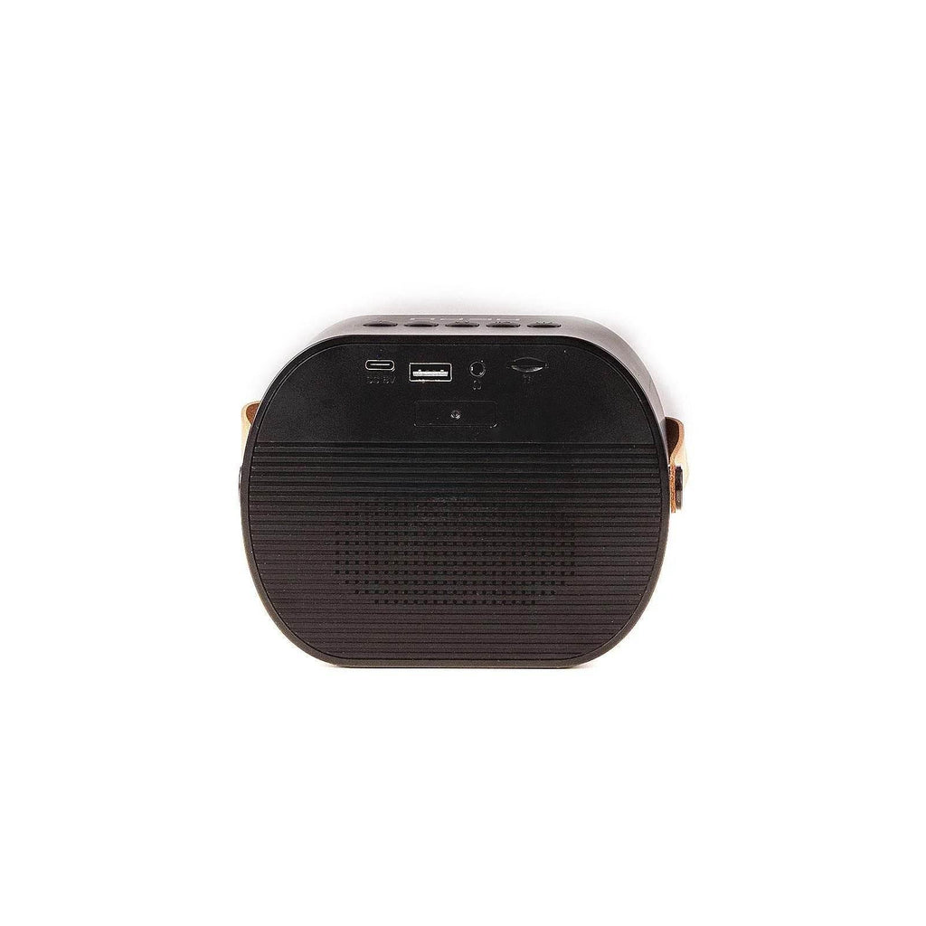 XM-66 rgb ışıklı tek mikrofonlu taşınabilir şarj edilebilir bluetooth hoparlör - H3R - KolayMagza KM Technology