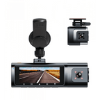 K17 ARAÇ İÇİ kamera EKRANLI 4K UHD ÖN-ARKA-İÇ KAMERA Gece Görüş, Çift Lens Dashcam Kayıt - G6R - KolayMagza