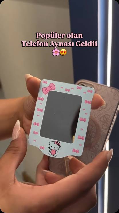 ( 50 adet ) telefon arkasına yapışan desenli ayna