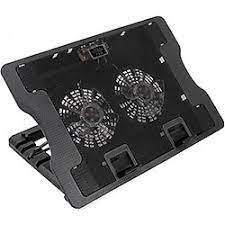 Çift fanlı katlanabilir yüksekliği ayarlanabilir laptop soğutma standı cj070 - G2F - KolayMagza