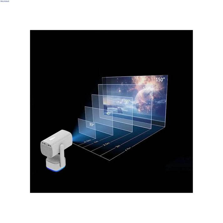 K2 Kablosuz Projektör Ultra HD, 4 Saat Şarj Kapasitesi, 300 ANSI, Wifi 6, Bluetooth 5.2, Android 11 - G5P - KolayMagza