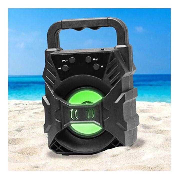 Kts1092/kts1057 5w taşınabilir ışıklı kablosuz hafıza kart usb destekli şarjlı bluetooth hoparlör - H1O - KolayMagza