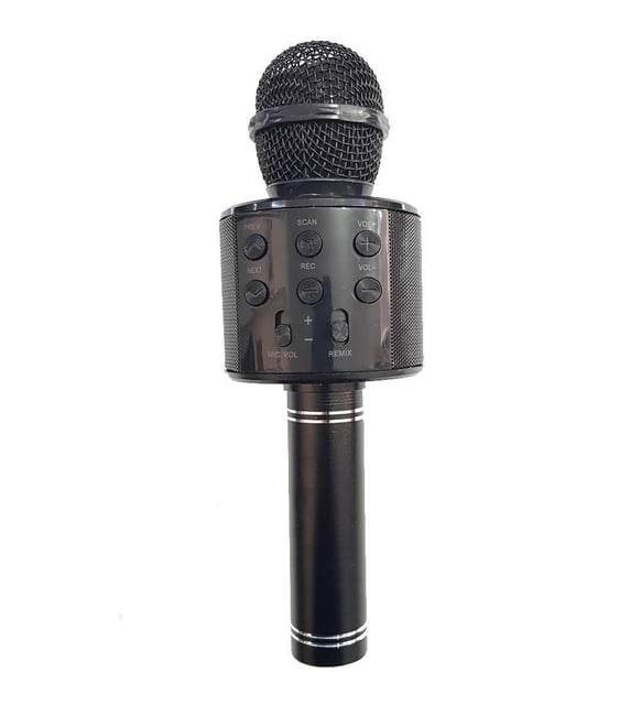 Karaoke mikrofonlu bluetooth aux usb hafıza kart destekli hoperlör - H1N - KolayMagza
