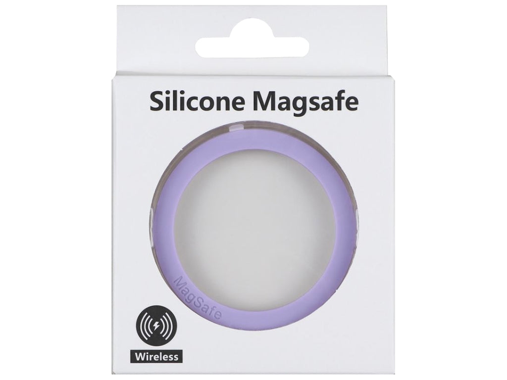 ( 5 adet ) Magsafe Özellikli Yapışkanlı Silikon Halka Magnet - Kablosuz Şarj Uyumlu Mıknatıslı Ring