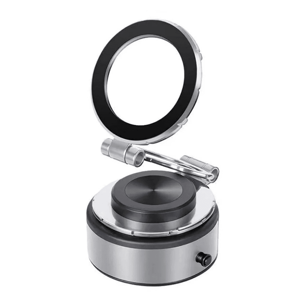 Elektrikli vakumlu magsafe magnetli araç içi telefon tutucu 360 derece döner - R2N - KolayMagza