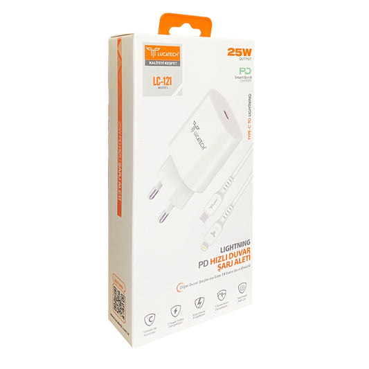 Lc-121 pd typeC lightning şarj seti 25W