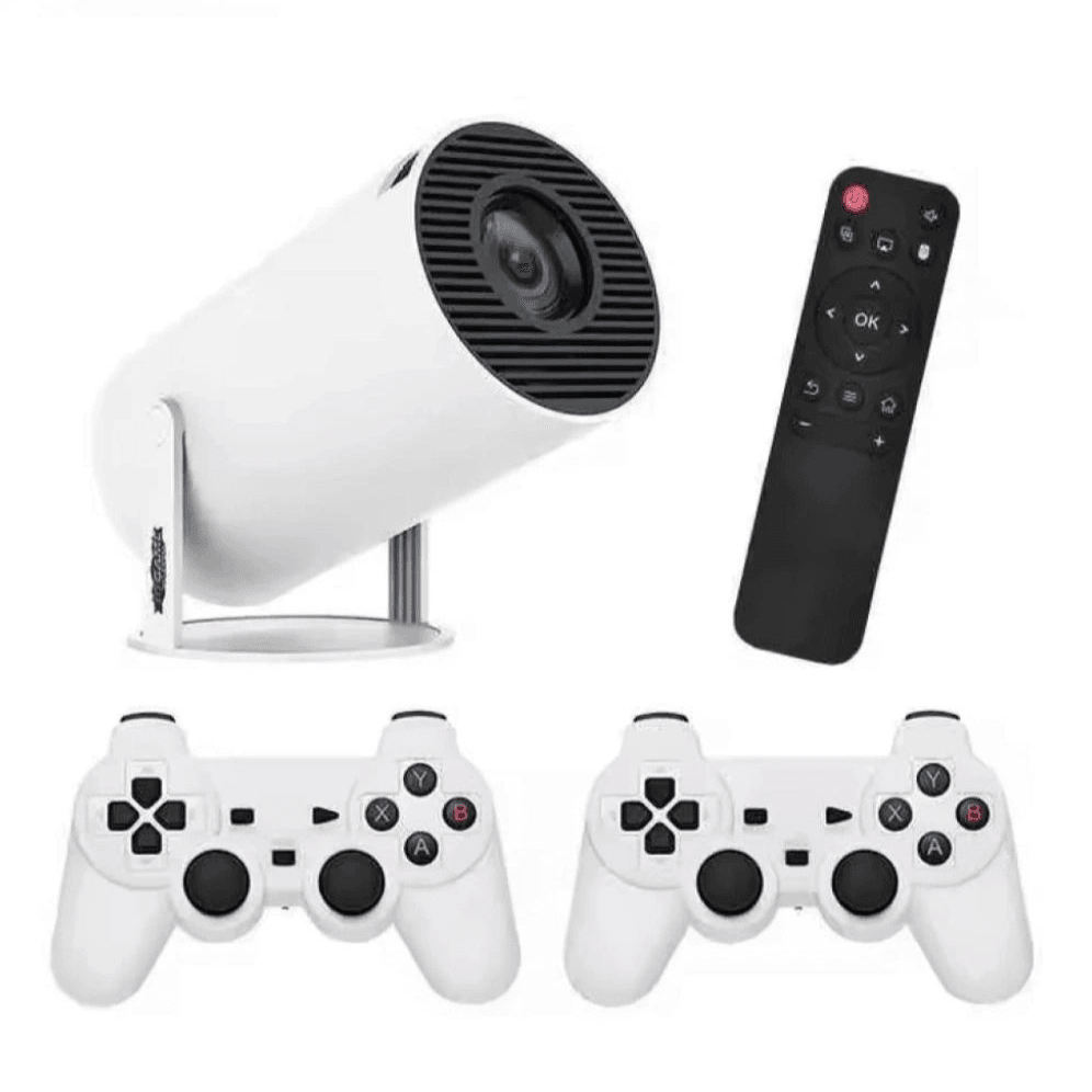 2,4G kablosuz game oyun projeksiyon çift kollu kumandalı youtube netflix destekliultra HD - G5X - KolayMagza