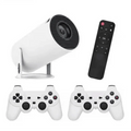 2,4G kablosuz game oyun projeksiyon çift kollu kumandalı youtube netflix destekliultra HD
