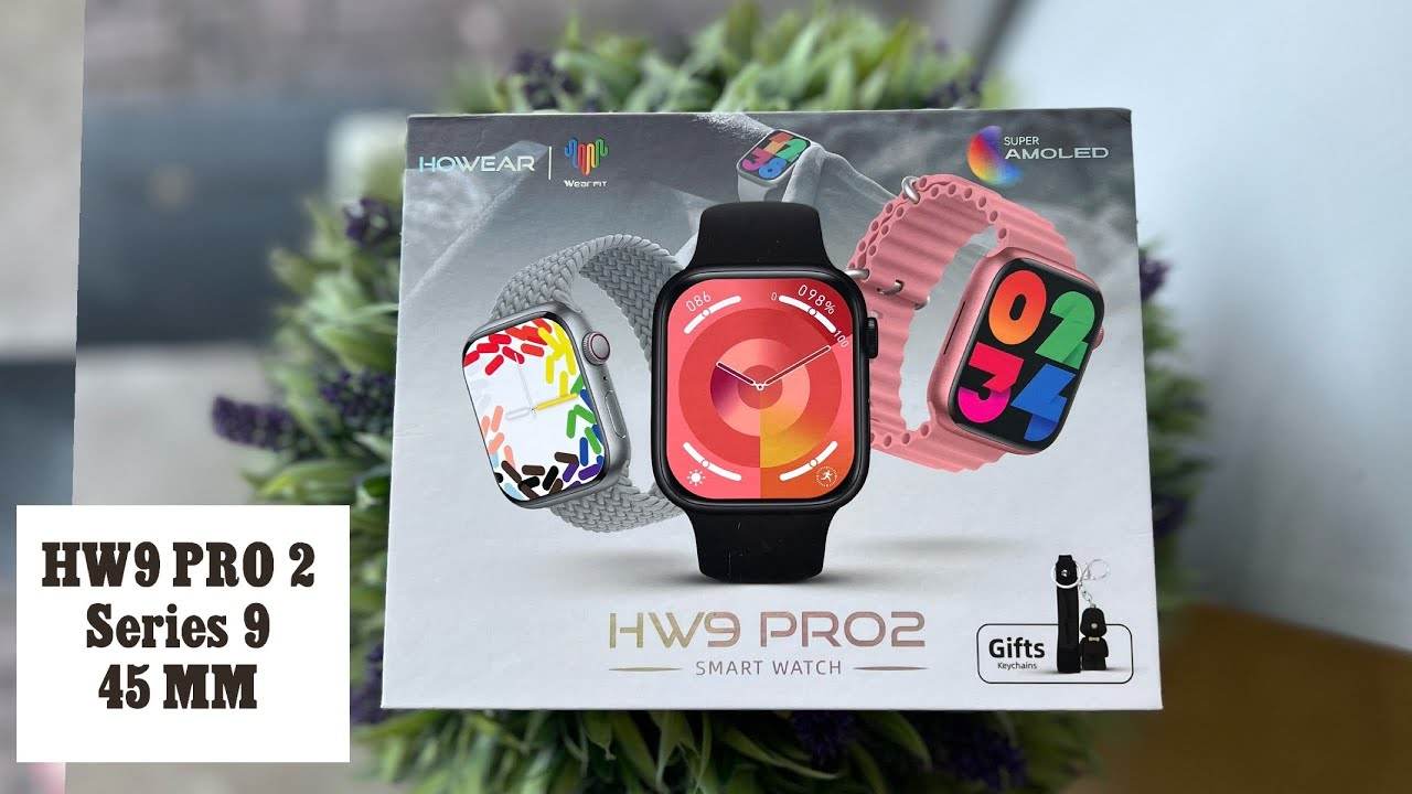 Hw9 pro2 amoled ekranlı 45mm anahtarlık hediyeli ios android uyumlu akıllı saat - A3A - KolayMagza