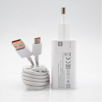 Xaomi 33w usb çıkışlı başlık ve usb typeC kablo şarj seti