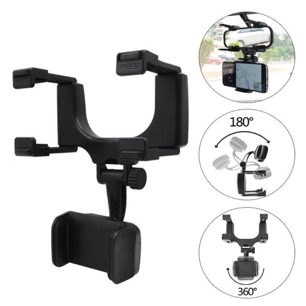 Universal dikiz aynaya takılan araç telefon tutucu - R1C - KolayMagza