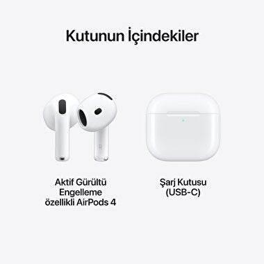 Airpods 4th Generation ANC Active Noise Cancelling In-Ear Bluetooth Earphones Compatible with iOS and Android
