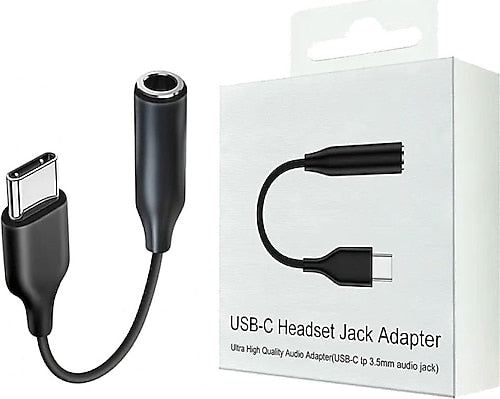 محول صوت من TypeC إلى jack لسماعات الرأس