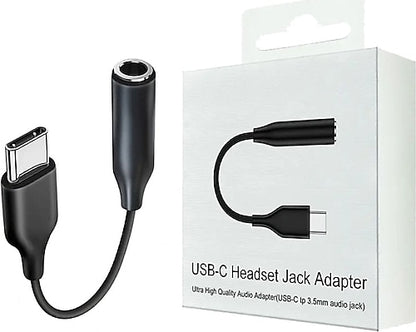 محول صوت من TypeC إلى jack لسماعات الرأس