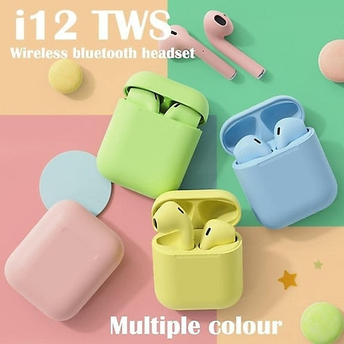 سماعات Inpods12 Touch Bluetooth مع ميكروفون