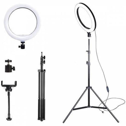 Ring fill light white yellow selfie 26cm light including stand hx-260 - G2B