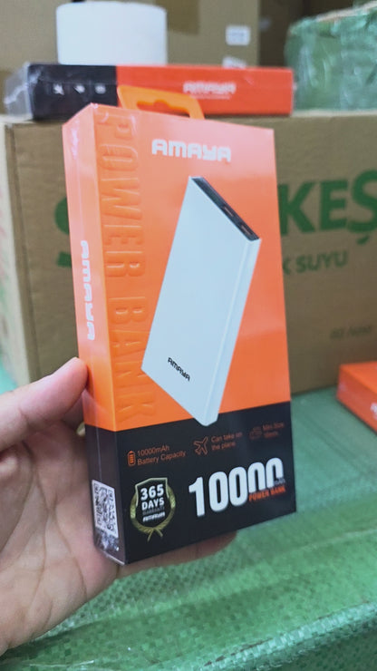 10000 mah ince 16mm uçak seyahati için uygun çift usb çıkışlı powerbank b03 - P2B