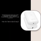 Borofone BJ31 5000 mAh Mini Taşınabilir G&uuml;&ccedil; Bankası Powerbank - Type-C Input / USB-A Output by@Outfy