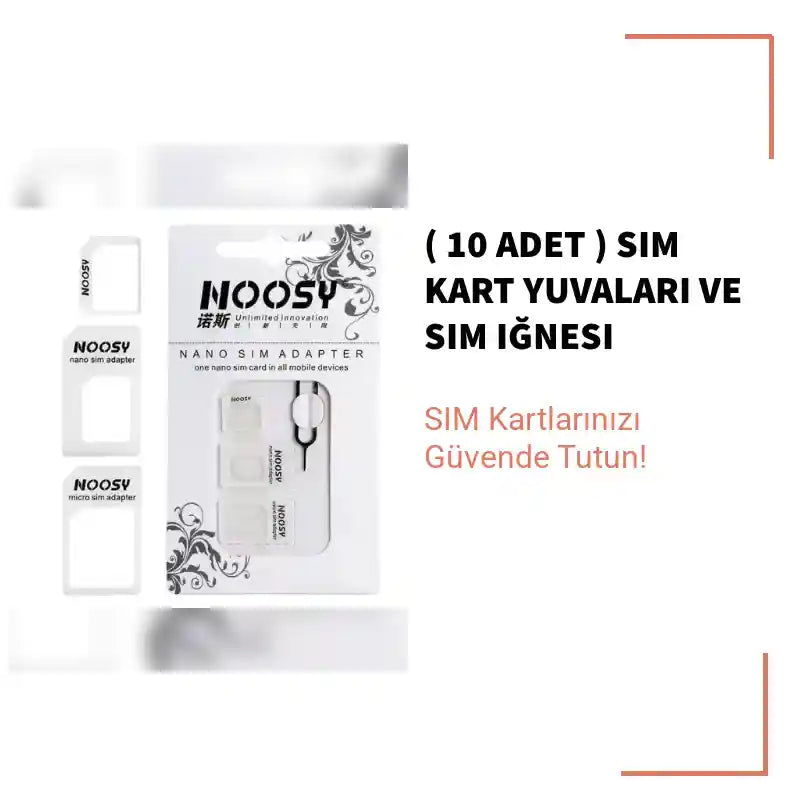 ( 10 adet ) sim kart yuvaları ve sim iğnesi by@Outfy