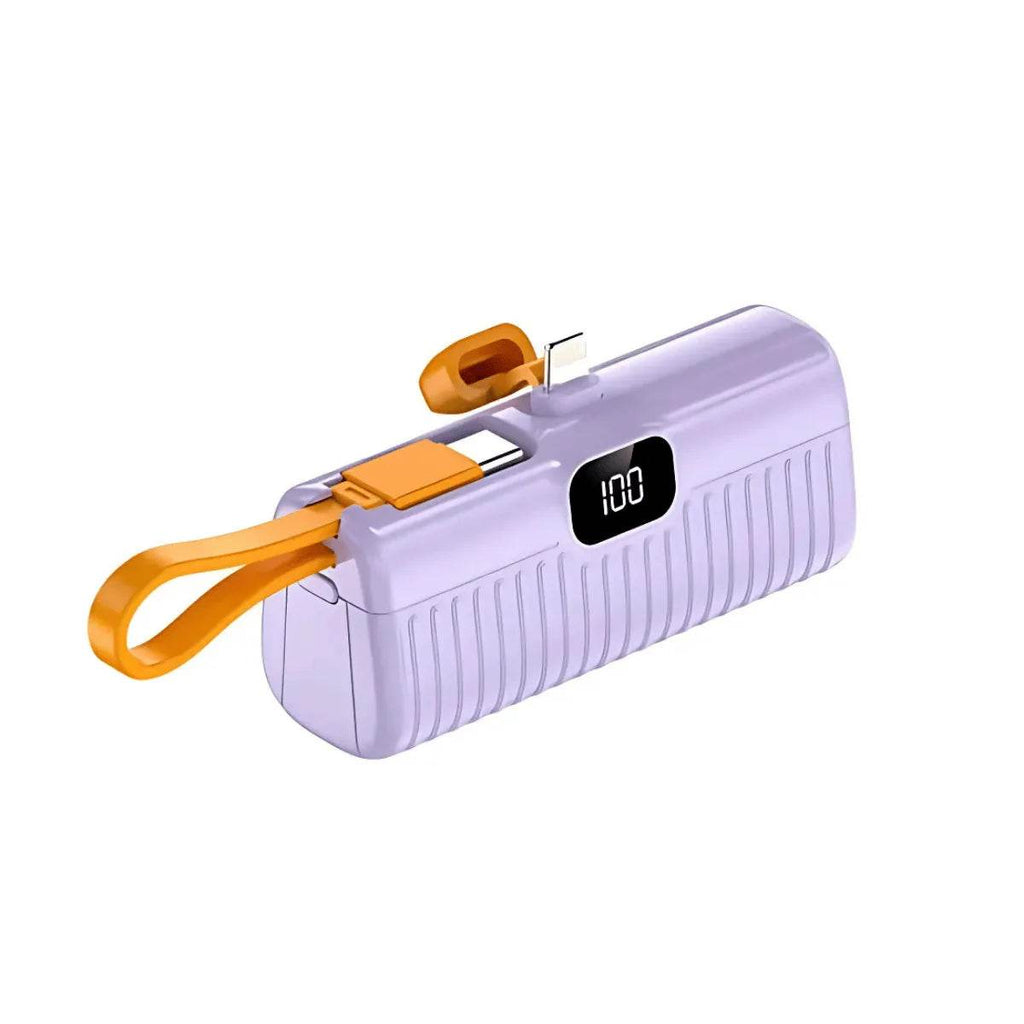 5,000 mah mini led göstergeli typec ve lightning powerbank - P1U - KolayMagza