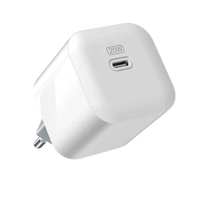 Kutusuz 20w typeC çıkışlı kare tasarımlı ios uyumlu şarj başlık