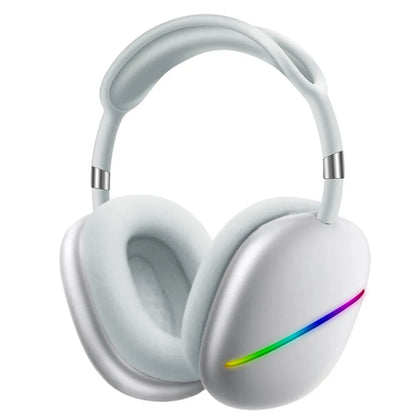 Akz max 10 led ışıklı kafa üstü ios android uyumlu bluetooth kulaklık - U1B - KolayMagza