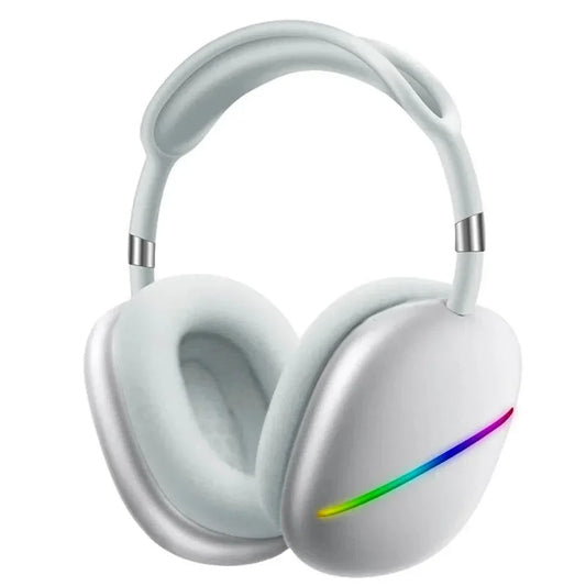 Akz max 10 led ışıklı kafa üstü ios android uyumlu bluetooth kulaklık - U1B