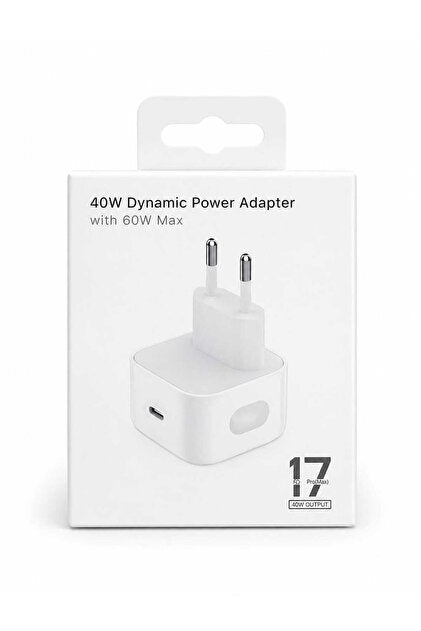 40W Dynamic Power Adapter - 60W Max Hızlı Şarj adaptör başlığı (Type-C) MİLANO
