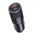 Usb+TypeC girişli 3.0 18W hızlı araç şarj başlık