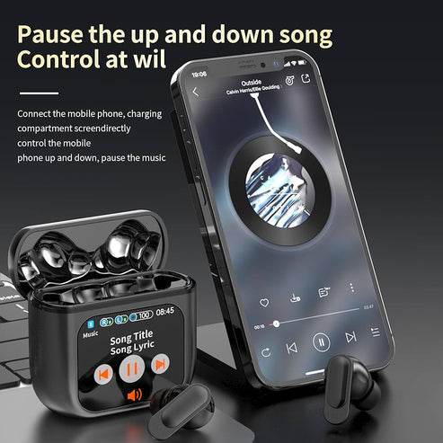 Se-60 bluetooth 5.4 kulak içi kablosuz kulaklık | anc & enc gürültü engelleme, dokunmatik ekran, pure bass ses teknolojisi - B2P - KolayMagza