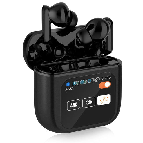 Se-60 bluetooth 5.4 kulak içi kablosuz kulaklık | anc & enc gürültü engelleme, dokunmatik ekran, pure bass ses teknolojisi - B2P - KolayMagza