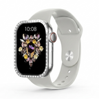 G10 Mini Kadın Akıllı Saat 41mm Süper AMOLED Ekran Taşlı Kasa Premium Tasarım (3 Kordonlu) lady ella Mstore