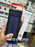 50000 mAh Solar Güneş Enerjili Dahili Kablolar Hızlı Şarj destekli Taşınabilir Powerbank MİLANO