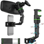 Dikiz aynaya takılan 360 derece ayarlanabilir vakumlu araç içi telefon tutucu re-03 - R1B - KolayMagza