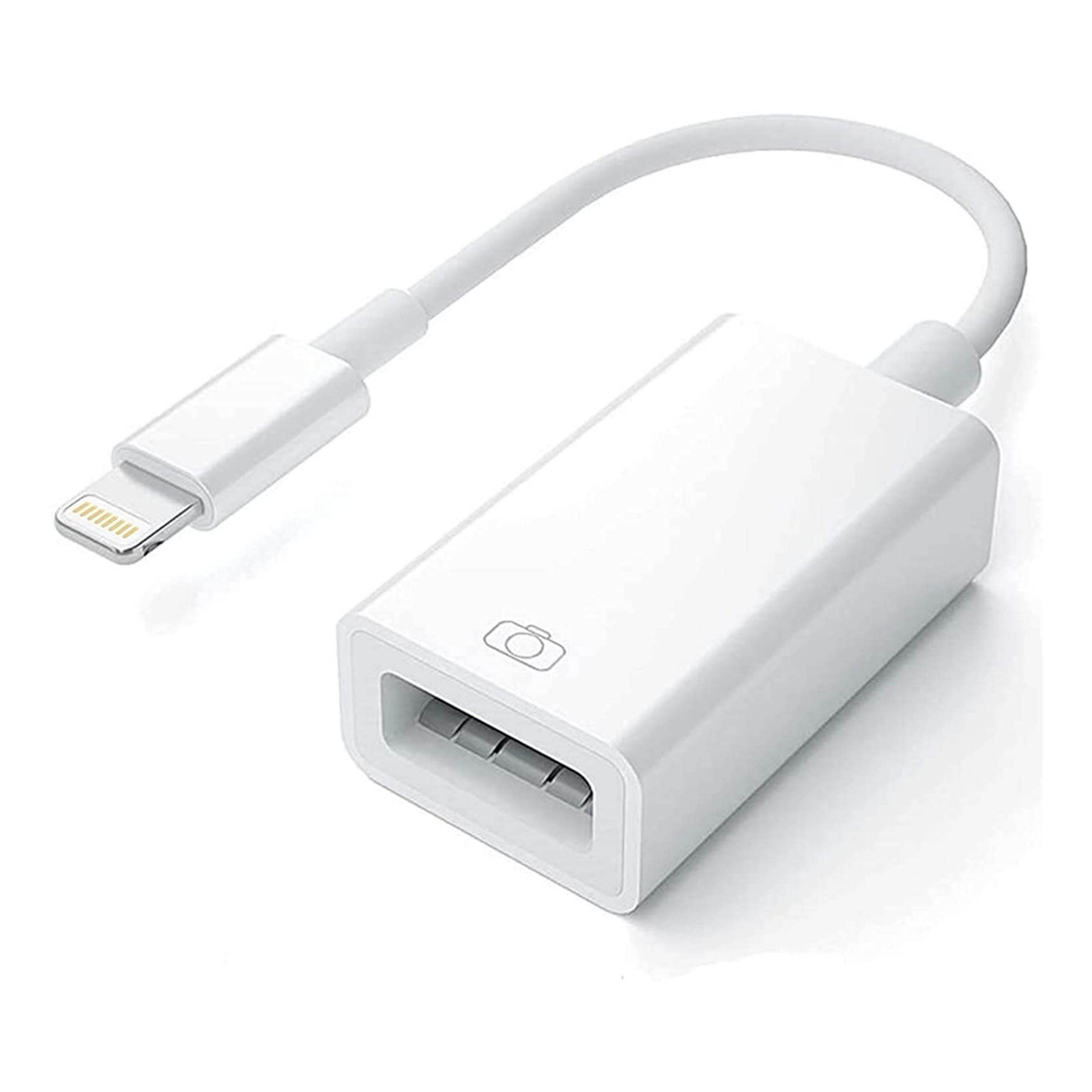Lightning to usb kamera adaptör otg dönüştürücü - D1E - KolayMagza