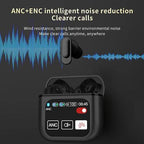 Se-60 bluetooth 5.4 kulak içi kablosuz kulaklık | anc & enc gürültü engelleme, dokunmatik ekran, pure bass ses teknolojisi - B2P - KolayMagza