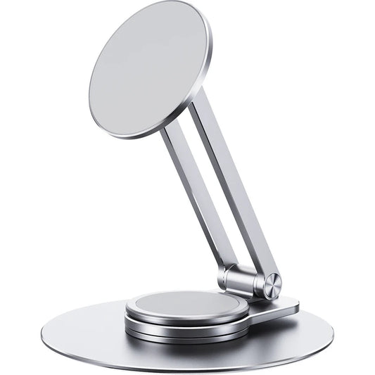 360 degree rotating adjustable foldable metal desktop magnetic phone tablet holder - N1Q