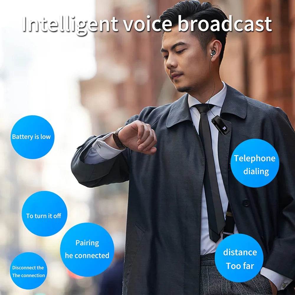 Makaralı tek kulaklık mikrofonlu led göstergeli 20saat konuşma süreli stereo bluetooth kulaklık - B3B - KolayMagza