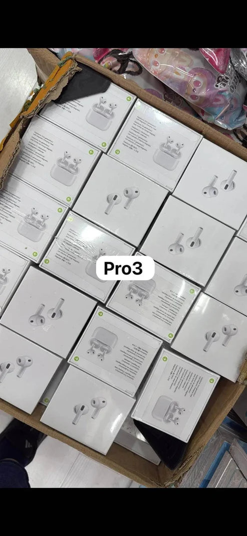 AirPods Pro 3 Earbud Bluetooth Headphones with Microphone