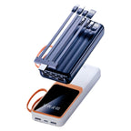 Forefo 20.000 mah powerbank | led seviye göstergeli | çift usb çıkışlı | yüksek hızlı şarj | taşınabilir şarj cihazı - P1İ - KolayMagza