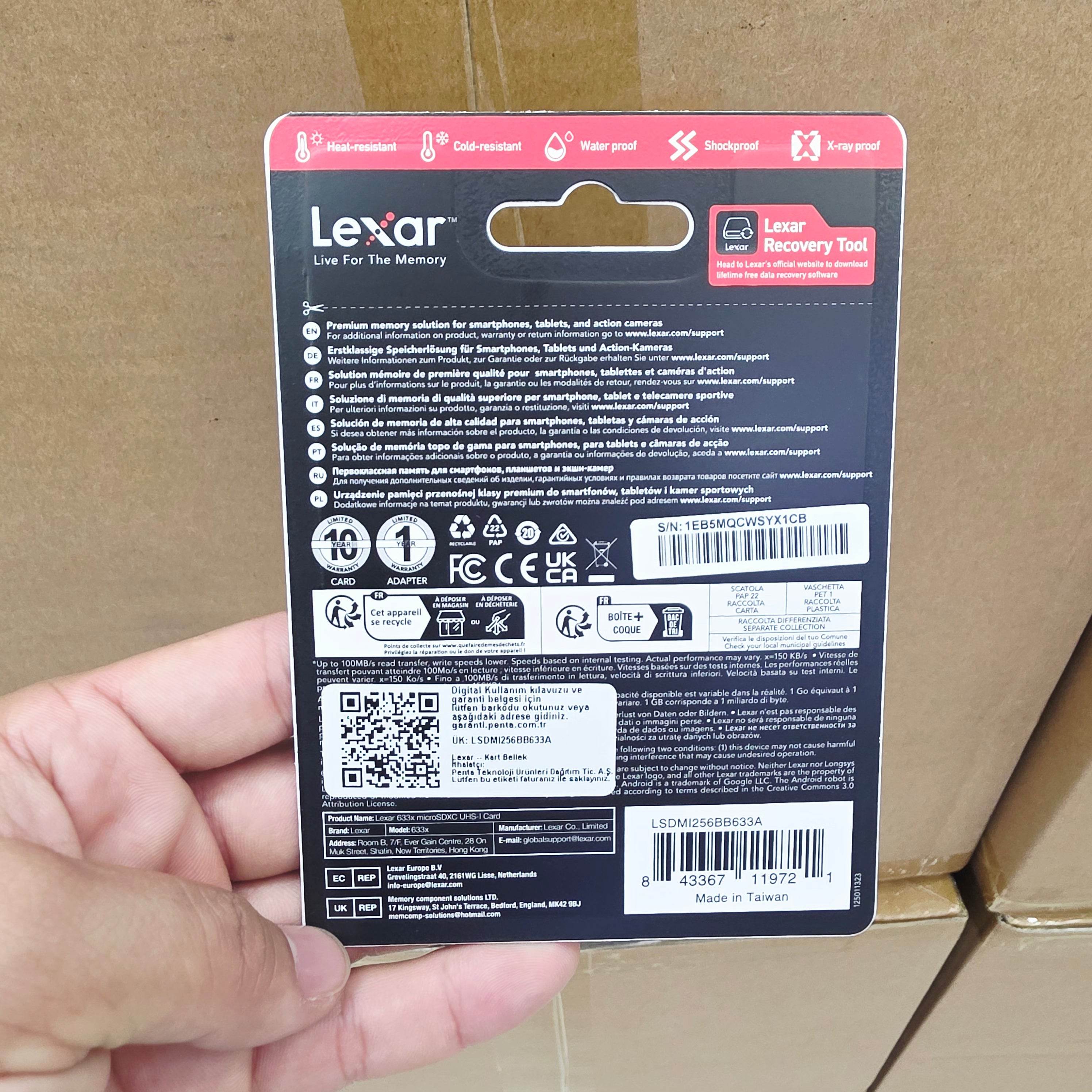 micro sd 256gb hafıza kart 633X - Z1F - KolayMagza