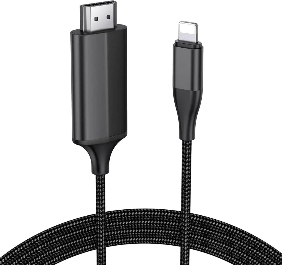 محول شاشة التلفزيون HDMI - كابل توصيل HDMI يدعم دقة 4K و 1080P، ويتميز بنقل البيانات السريع