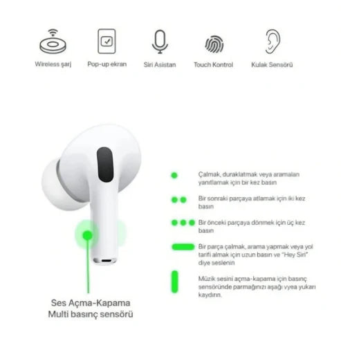 AirPods Pro 3 Earbud Bluetooth Headphones with Microphone